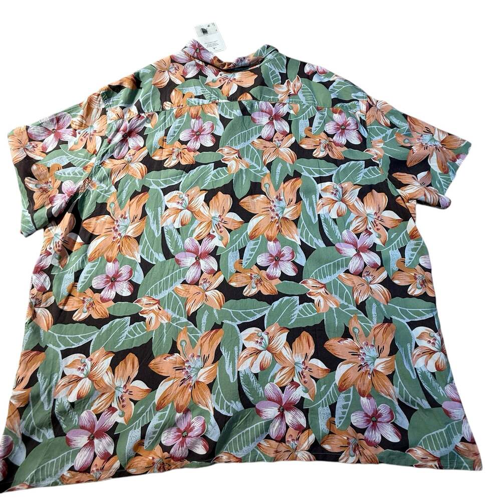 Levis Classic Camper Shirt Mens 3XL Tropical Floral Hawaiian Relaxed Fit NWT